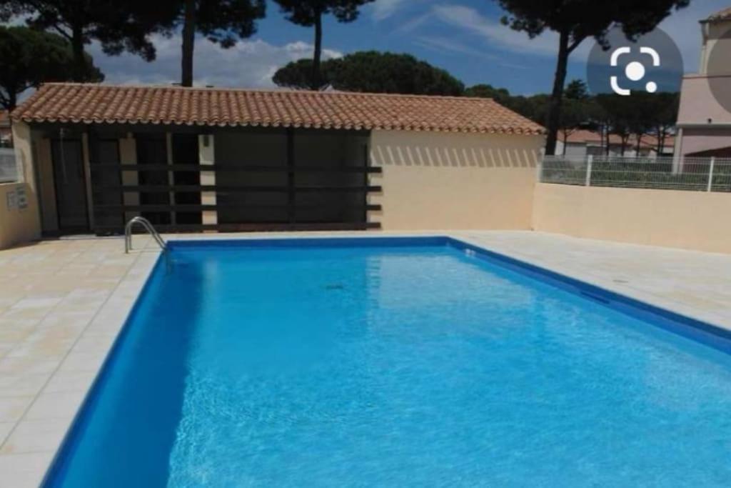 Apt T2/4 Pers/ Rez De Jardin\Pinede\Piscine 阿格德 外观 照片